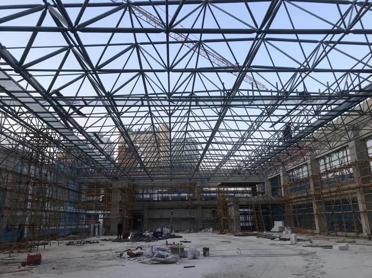 晋城第一附属小学体育馆网架